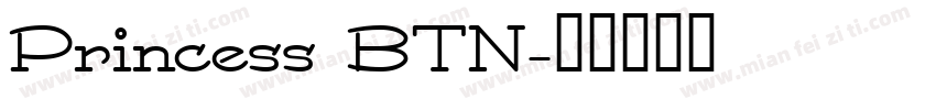 Princess BTN字体转换